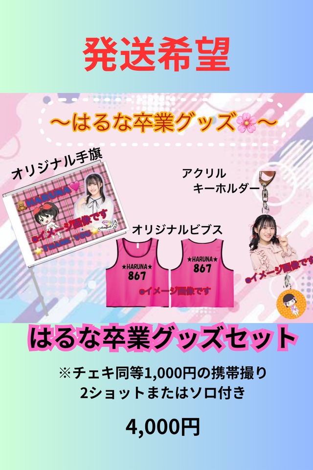 春菜はな チェキ 5枚セット フォルダ入り 音声付き サイン入り
