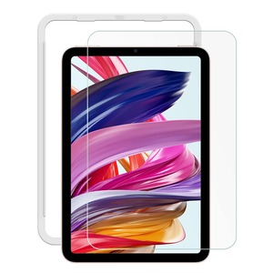 【数量限り】NIMASO ガラスフィルム iPad mini7(A17 Pro)第7世代 2024用/iPad mini6(第6世代) 2021用 強化 ガラス 保護フィルム カメラ穴がない ガイド枠付き NTB21H295