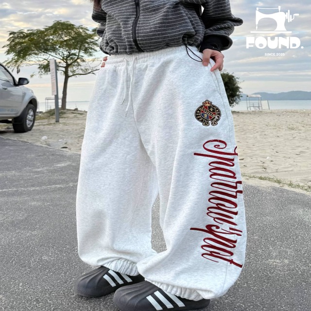 Curved Leg Sweatpants(FD251)