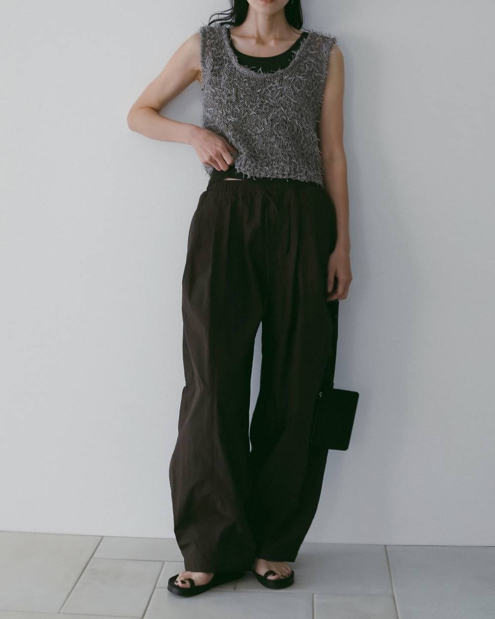アンヌーク　Volumetuck Cocoon Pants 38 anuke(アンヌーク) Volumetuck Cocoon Pants | サウスオレンジ｜メンズ
