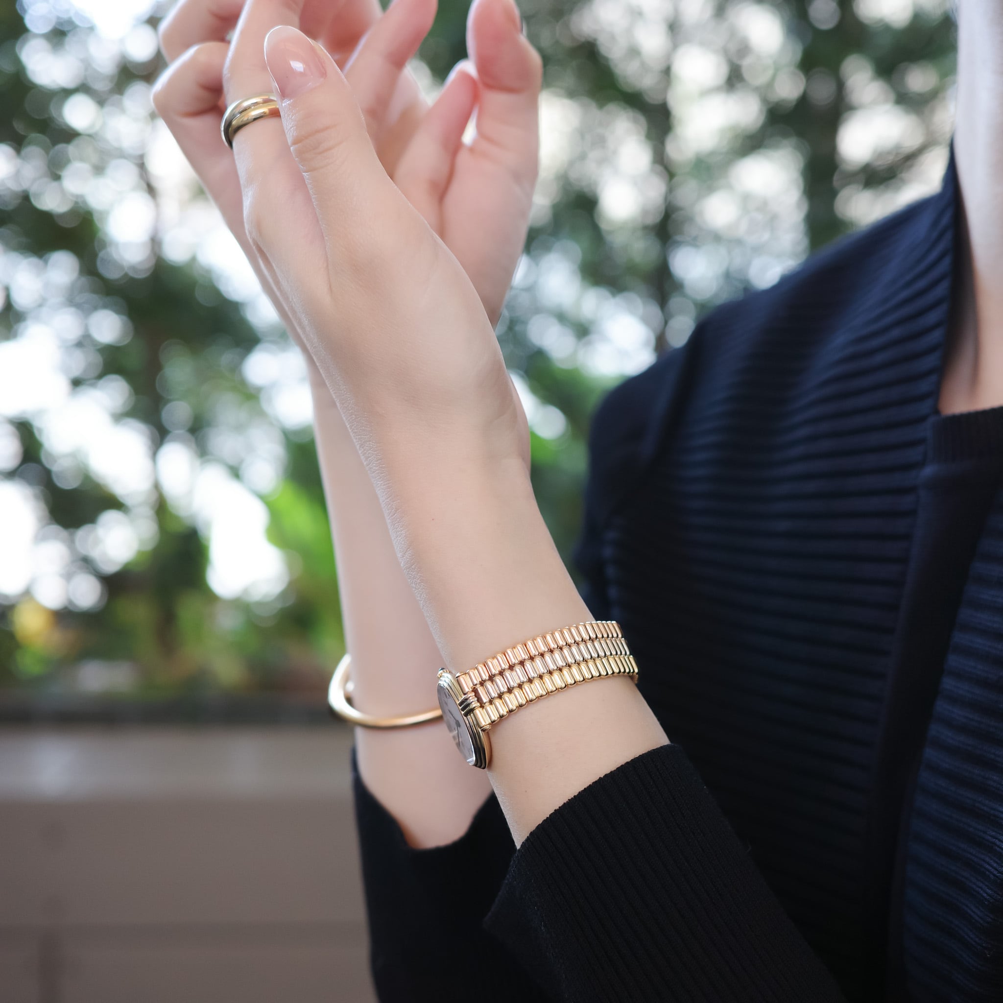 カルティエ トリニティ ヴァンドーム SM 金無垢 ブレスレット | Ante