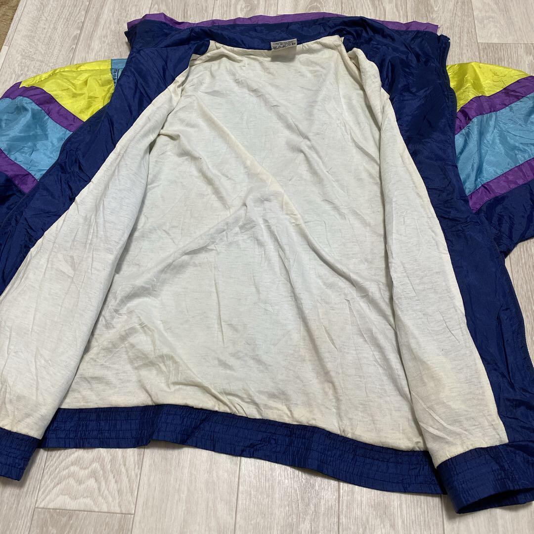 美品 BARBARIANS ナイロンジャケット M Cotton TRADERS バンダナ柄 ナイロンジャケット ペイズリー柄 ウインド