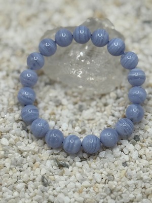 高品質 ブルーレースアゲートAAA 南アフリカ産 B -0012