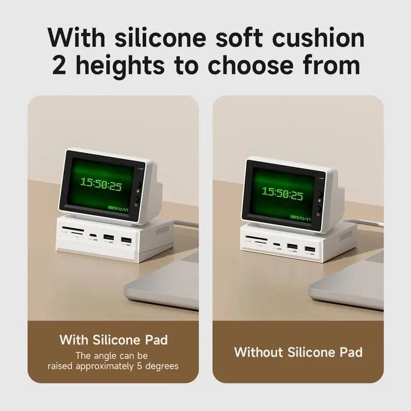 ハギビス 3.5型 IPS ミニモニター AIDA64対応 PC情報表示 USBハブ内蔵