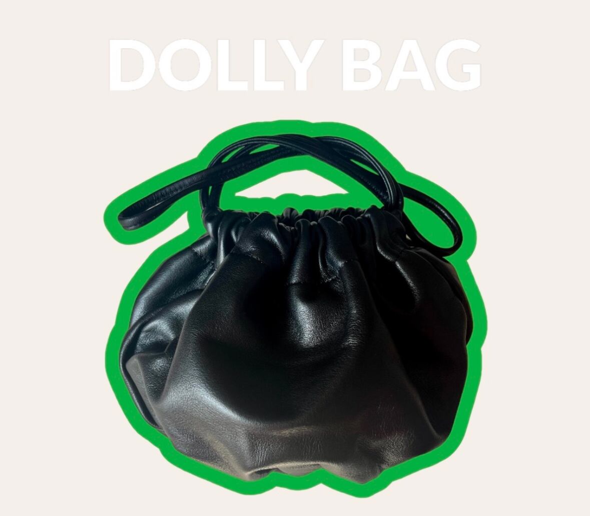 DOLLY BAG / color black 裏地2種類 | Mima Hi Seven - 本皮を使用した