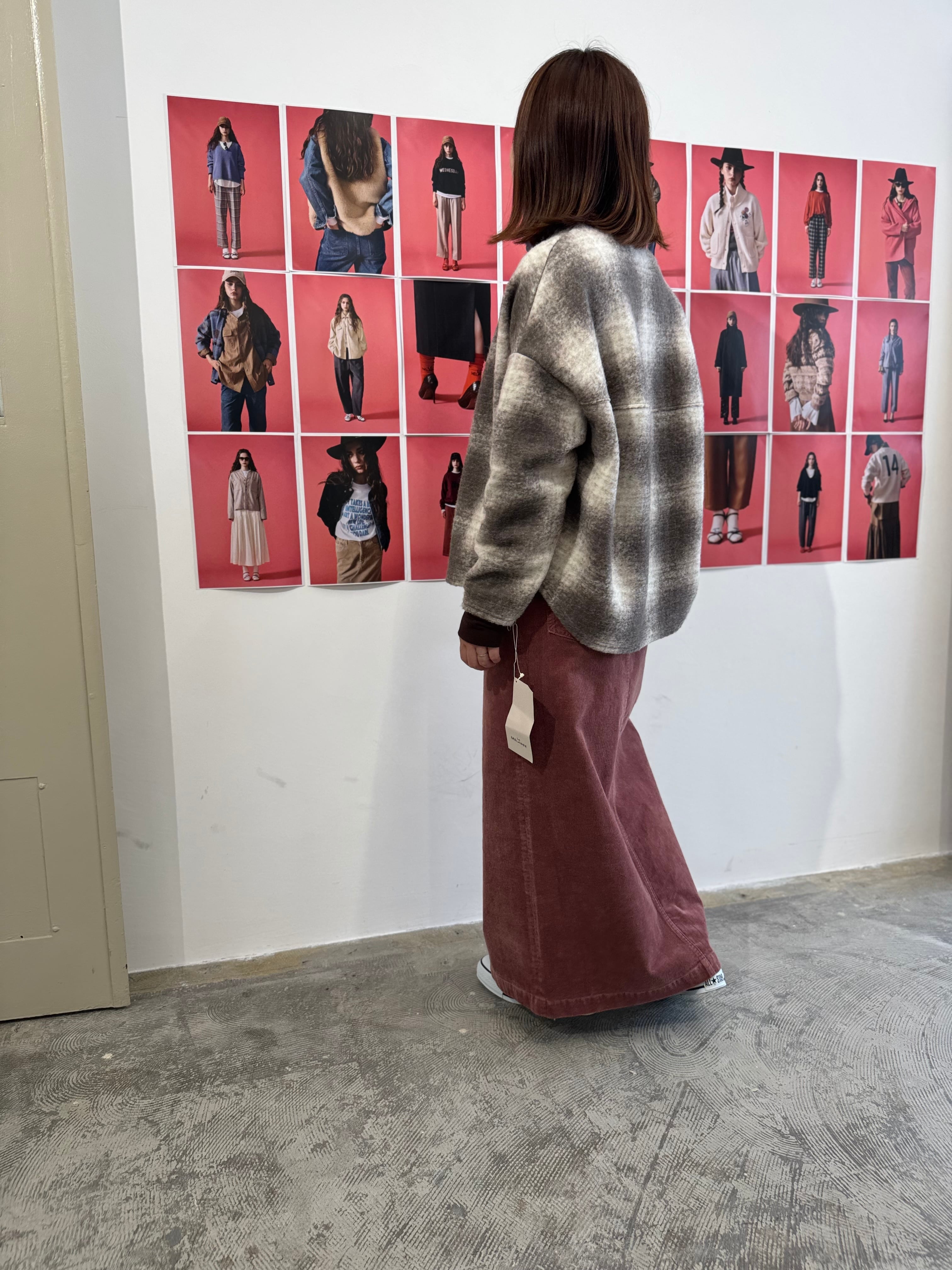 【LEMELANGE】ストレッチコーデュロイスカート 8553302