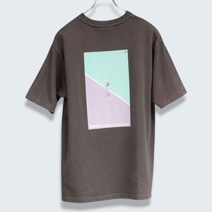 VISION STREET WEAR フォトプリントTシャツ ブラウン M