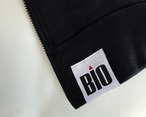12oz Full Zip Hoodie(BK)【BIO-F231】