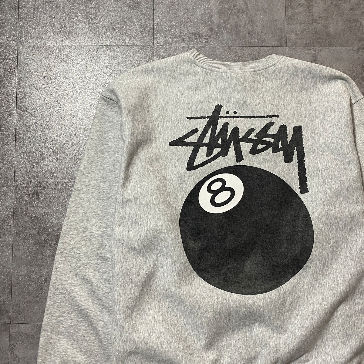 Size.XL】stussy ステューシー 8ボール バックプリント スウェット 