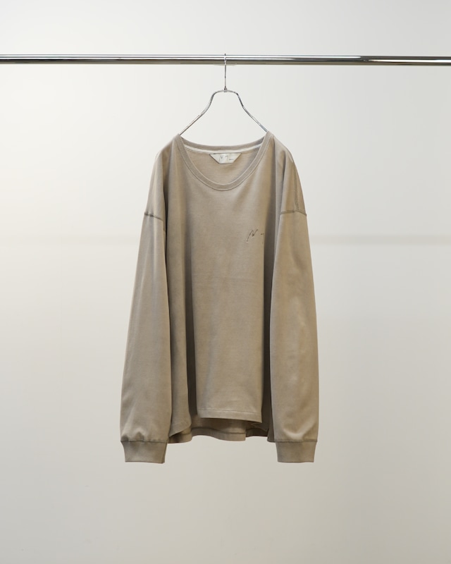 ANCELLM / UNEVENNESS type-U LS T-SHIRT(GRAY)