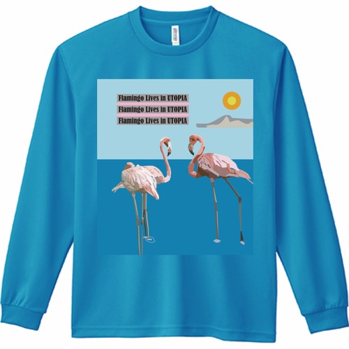 フラミンゴのロングTシャツ