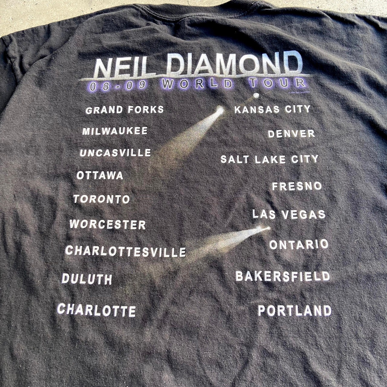 ビッグサイズ NEIL DIAMOND ニール・ダイアモンド アーティストTシャツ 