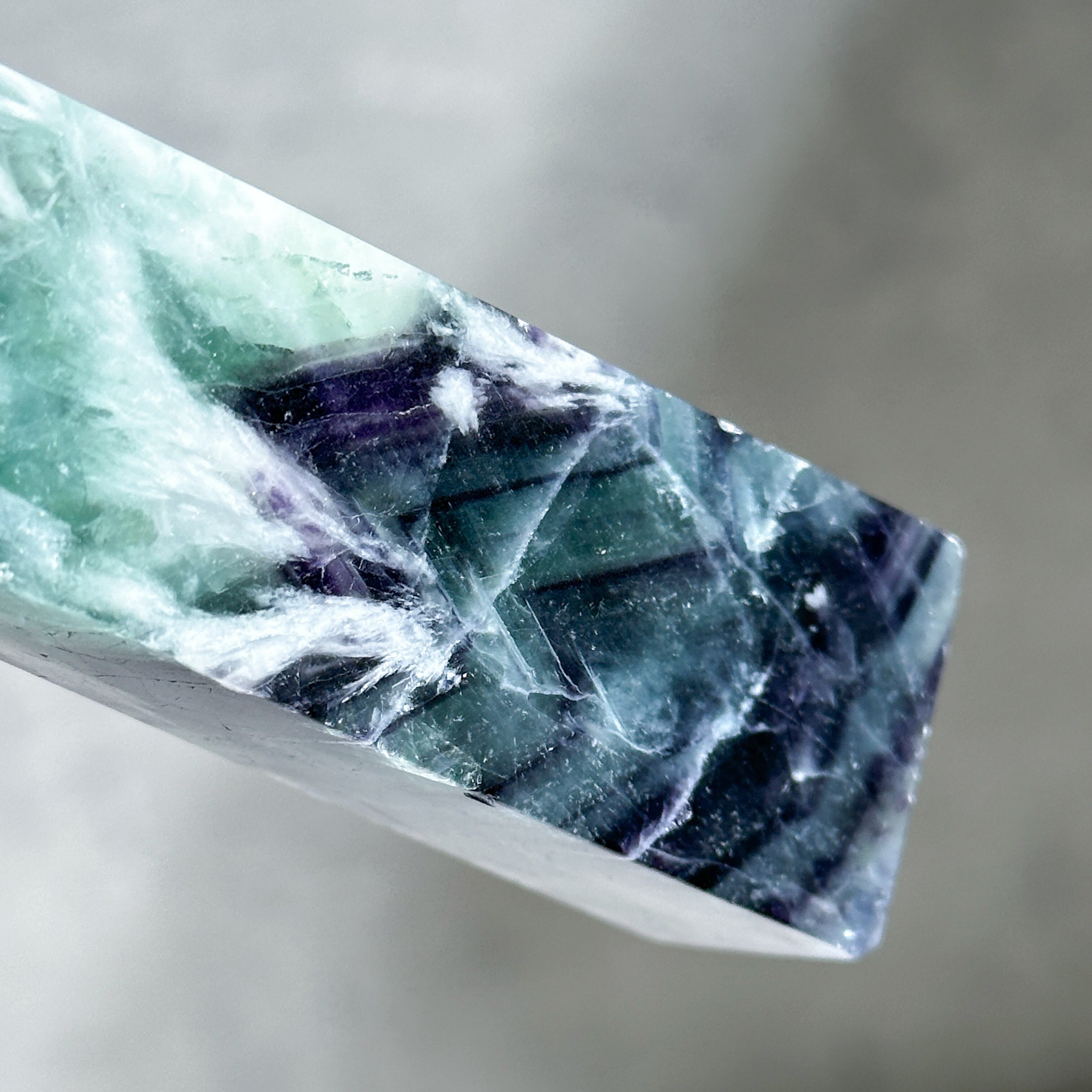 エンジェルフェザーフローライトタワー型41◇ Angel Feather Fluorite