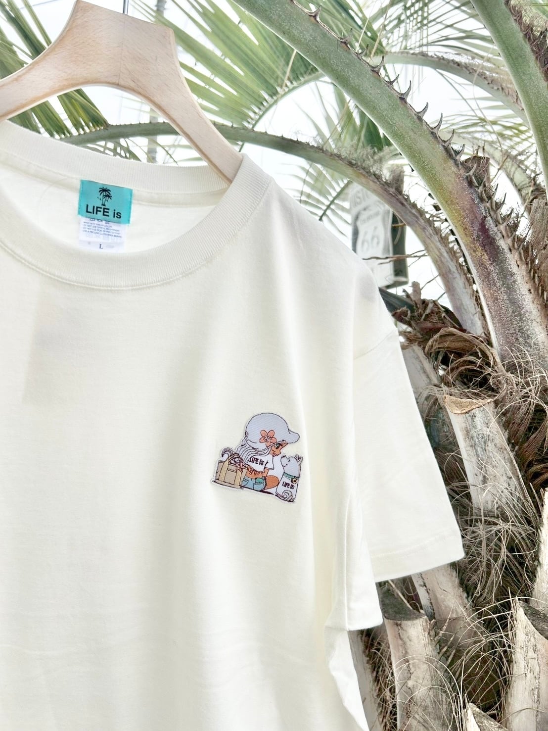 【mapuaコラボ】ワンポイント刺繍ワッペンTシャツ(Lani) ¥4,500(4,950)