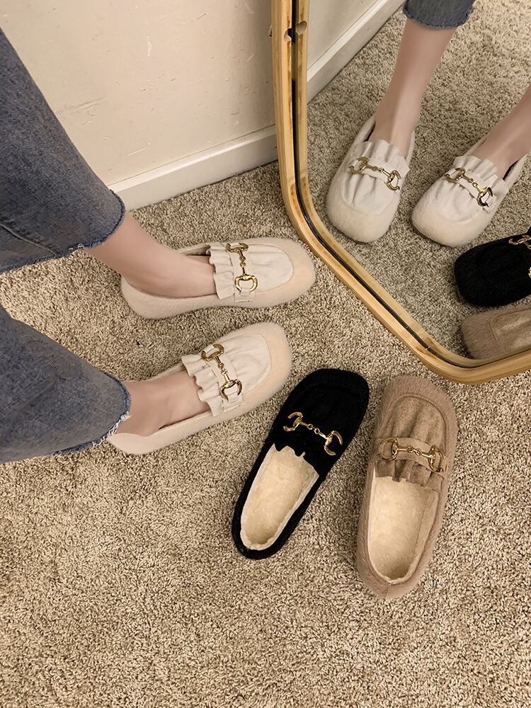 スタイルオータムウィンタースウェードシングル 靴 シューズ コットン 秋物 冬物 部族の婦人靴8015254666