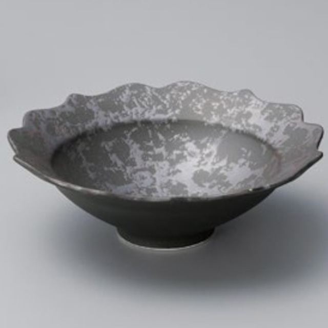 いぶし銀ﾀﾀｷ桔梗小鉢[1093] 63-15-557小鉢・組小鉢