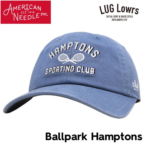 AMERICAN NEEDLE アメリカンニードル キャップ メンズ レディース 帽子 Ballpark Hamptons ハンプトンズ ネイビー SMU674A-HAMP 日本代理店正規品