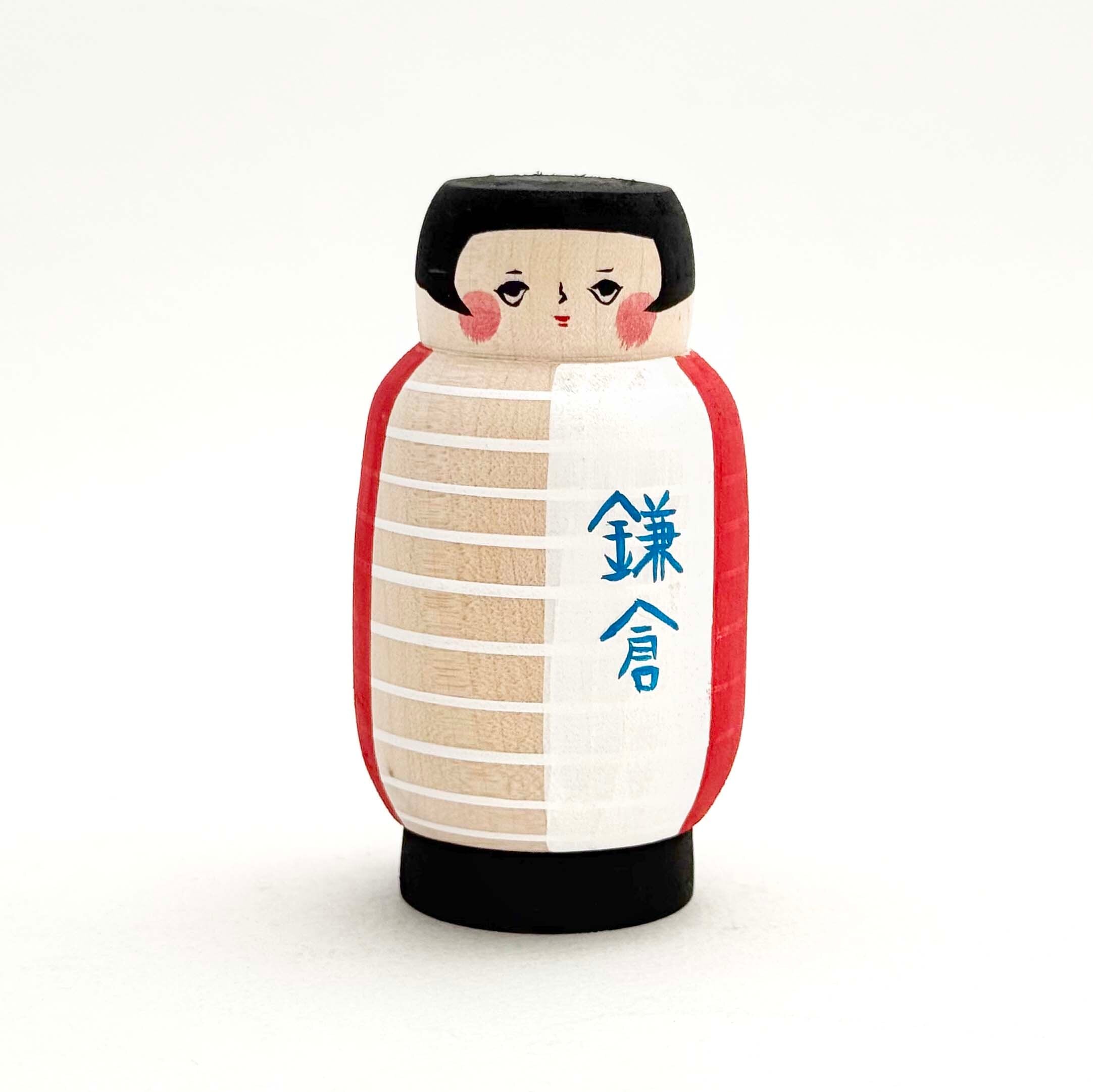 別注 新型・鎌倉こけし(湯野上 / 綱木美和作)提灯
