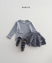 【取寄/韓国直送】BONITO 26/AT チェックカンカンスカート|夏服|韓国子供服