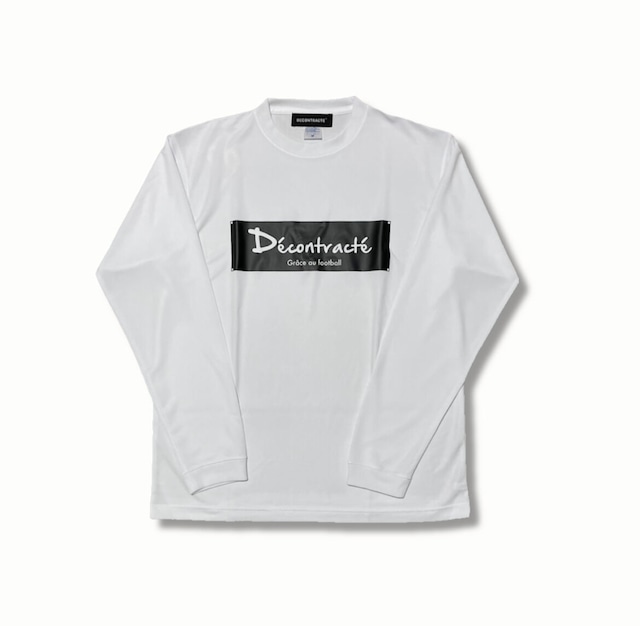 Dry Silky Touch L Tshirt 18017 C/#  WHT×BLK