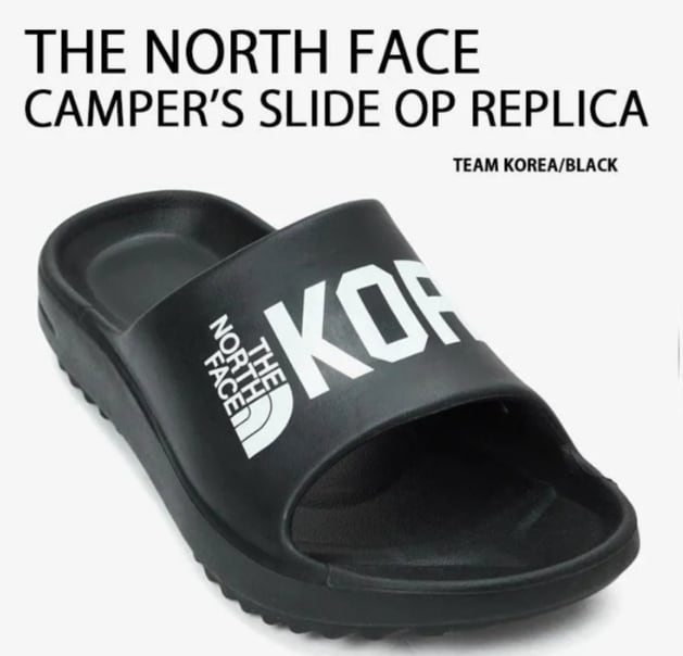 新品 ノースフェイス CAMPER's SLIDE 25cm ブラック 韓国 韓国限定】【韓国・ソウル現地購入品】THE NORTH FACE ノースフェイス
