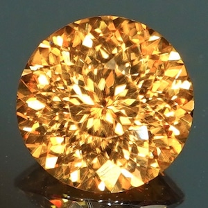 【SIGNATURE】Bright Brilliant Cut®︎ “160 Facets” 1.21ct Natural Orange Zircon