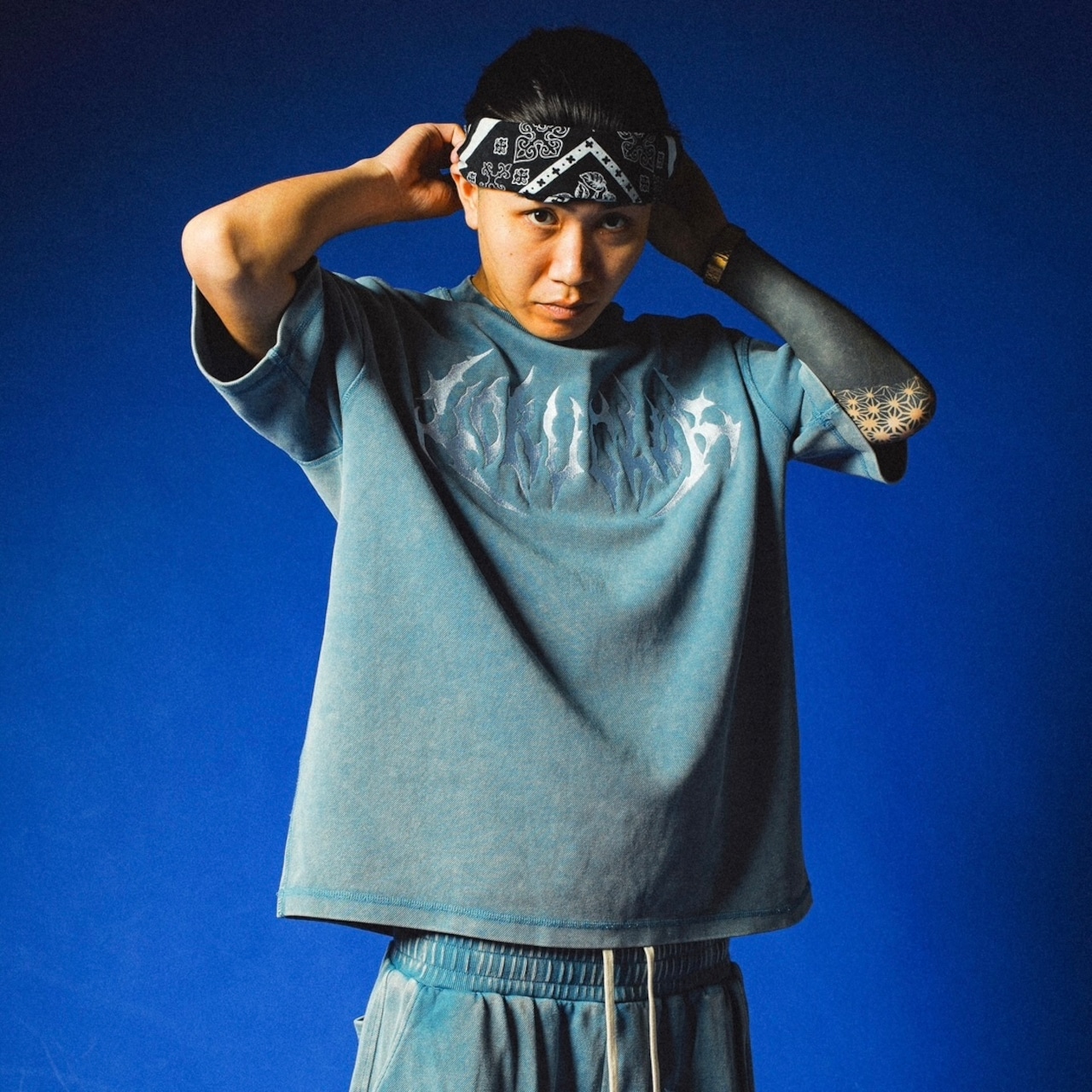 SPARKED LOGO PIGMENT TEE