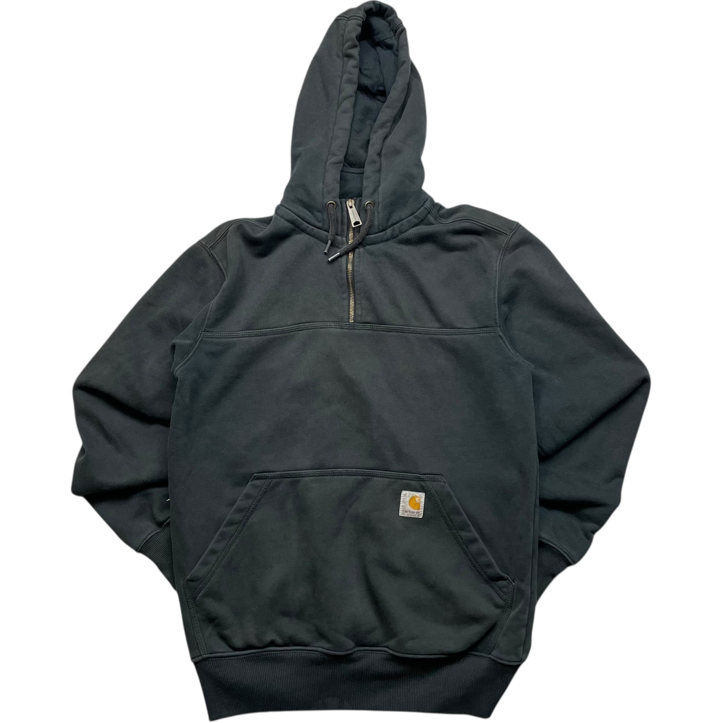 《S》 Carhartt カーハート ハーフジップパーカー ブラック no.9379