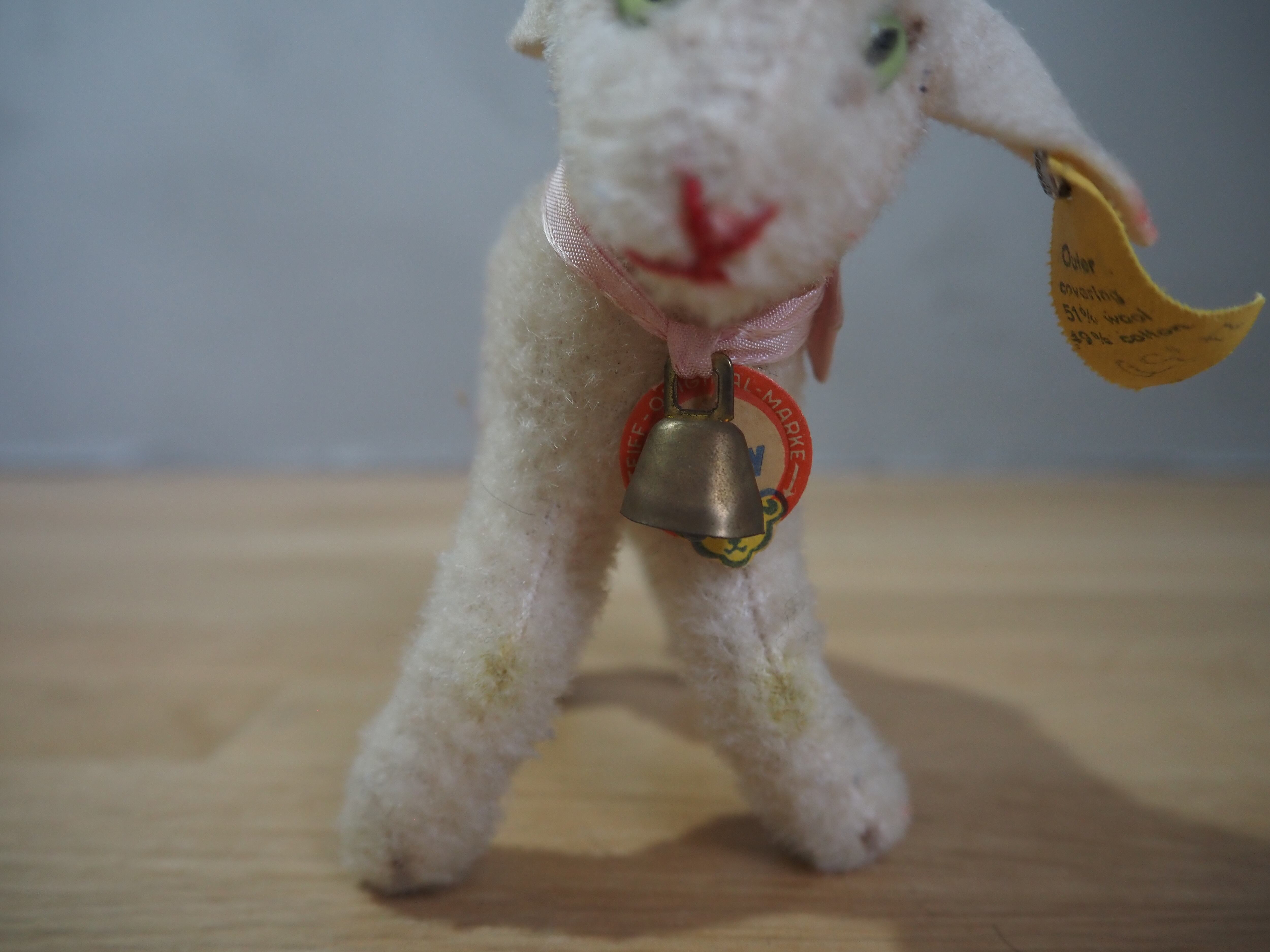 オールド シュタイフ ヒツジ Steiff Lamby 10cm | ヒガシマチマーケット