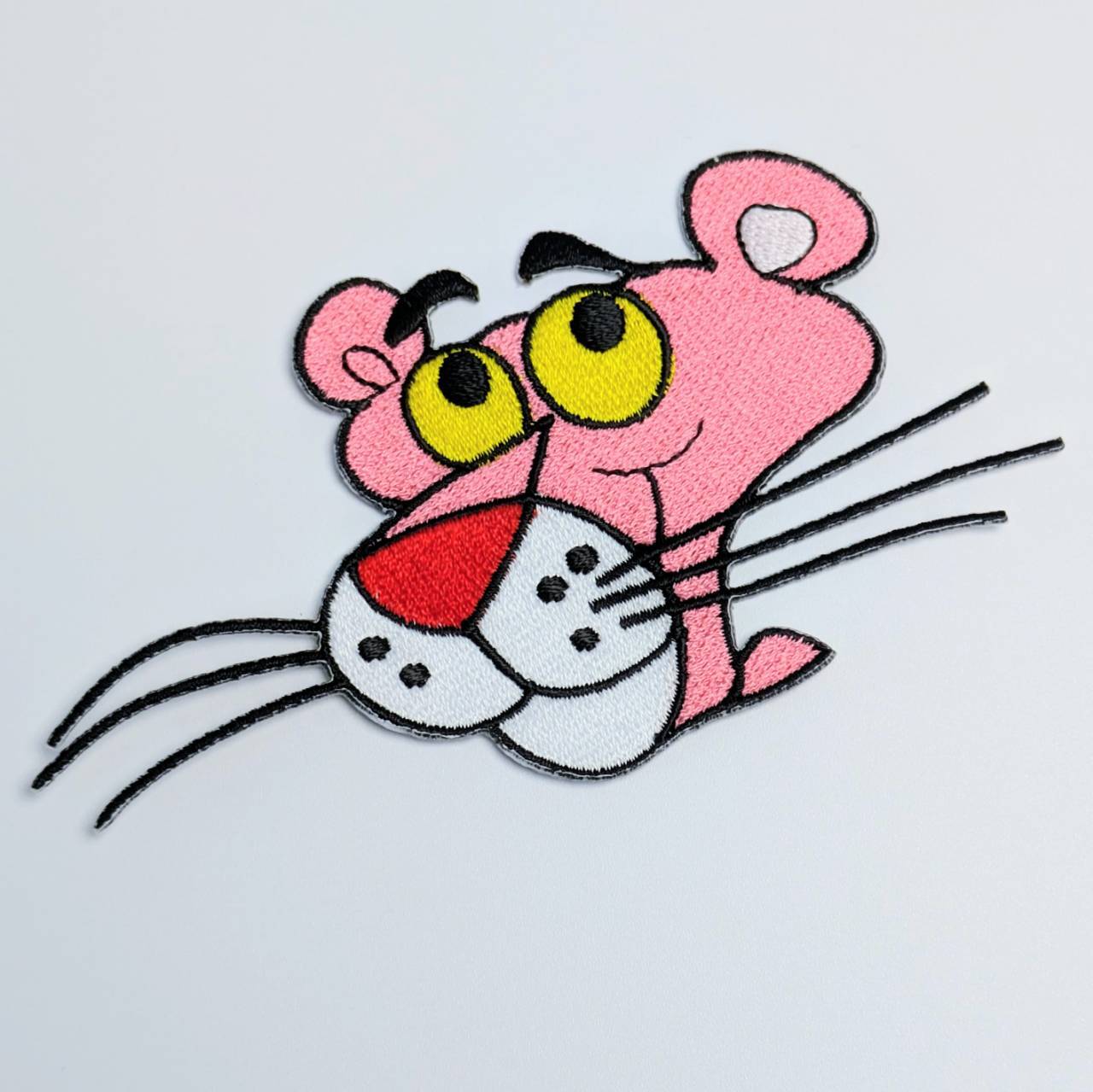 送料無料! ★刺繍アイロンワッペン★【 The Pink Panther (ピンクパンサー)】 〚アメリカン雑貨 アメトイ〛