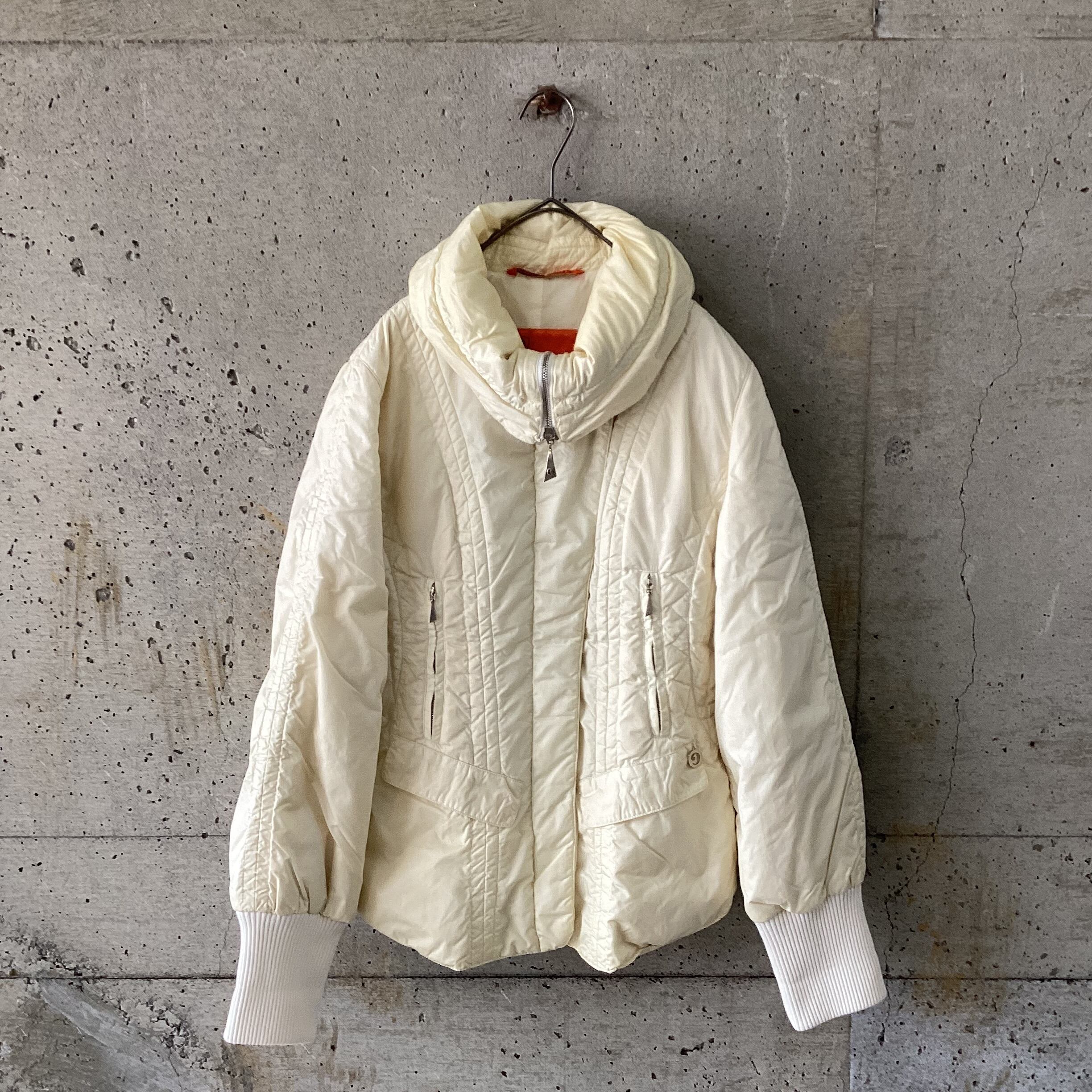 Ivory slim down jacket