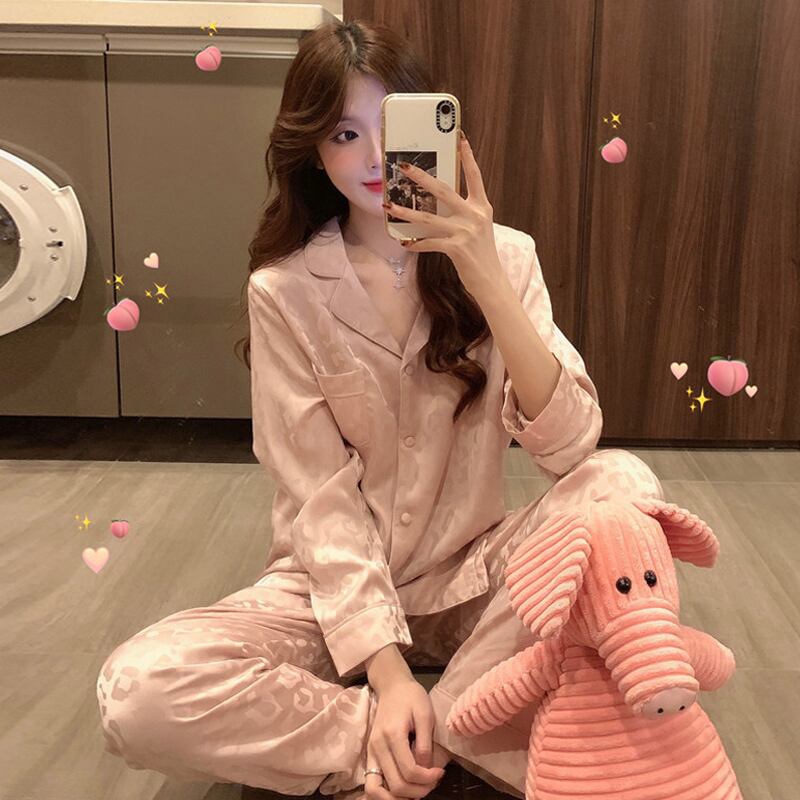 スプリングオータム薄手レッド ロング 春物 秋物 シルク 試着室21679485515