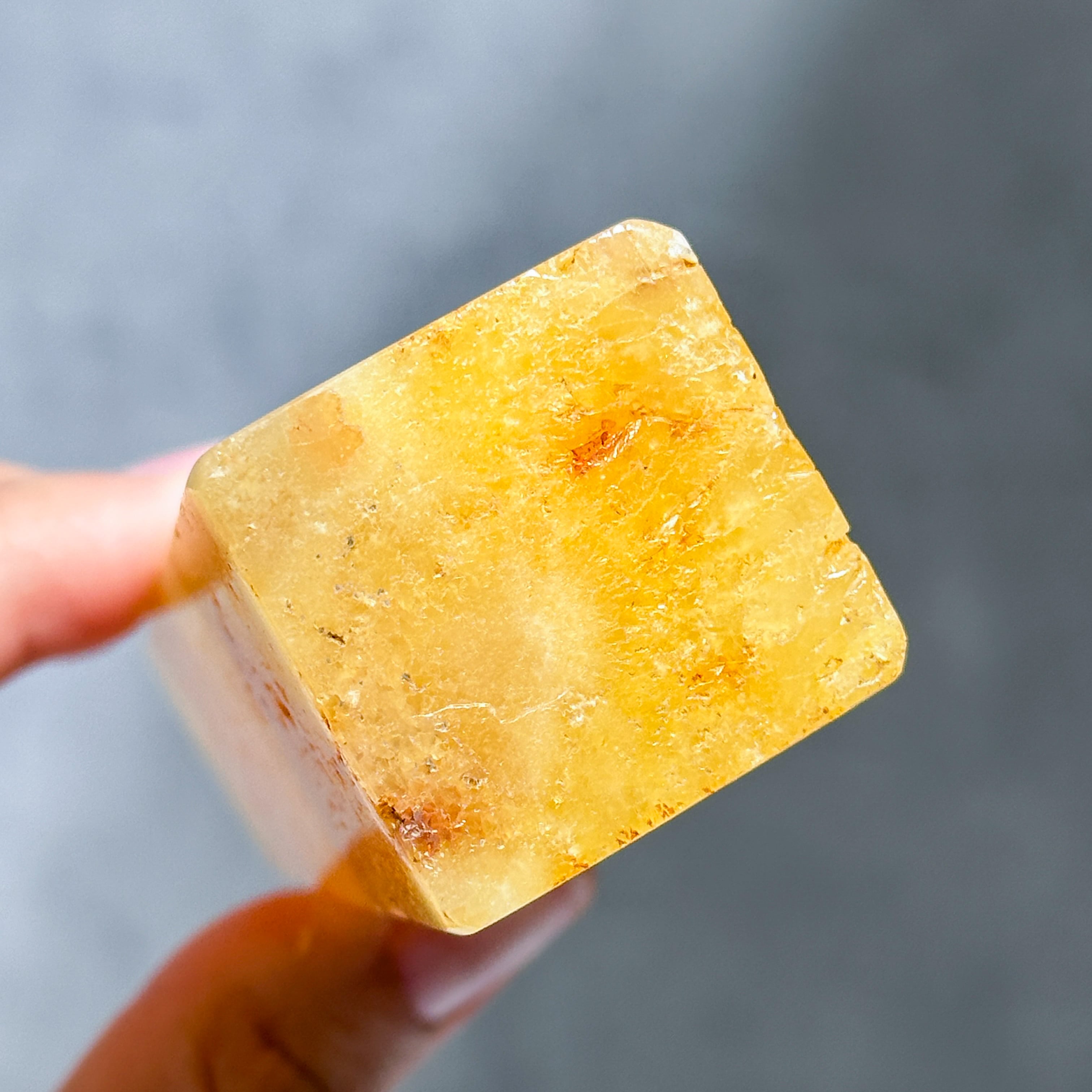 オレンジカルサイト タワー型64◇ Orange Calcite ◇天然石・鉱物