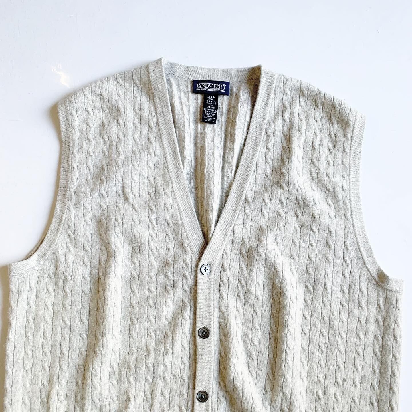 LANDS' END cashmere vest ON THE HILL