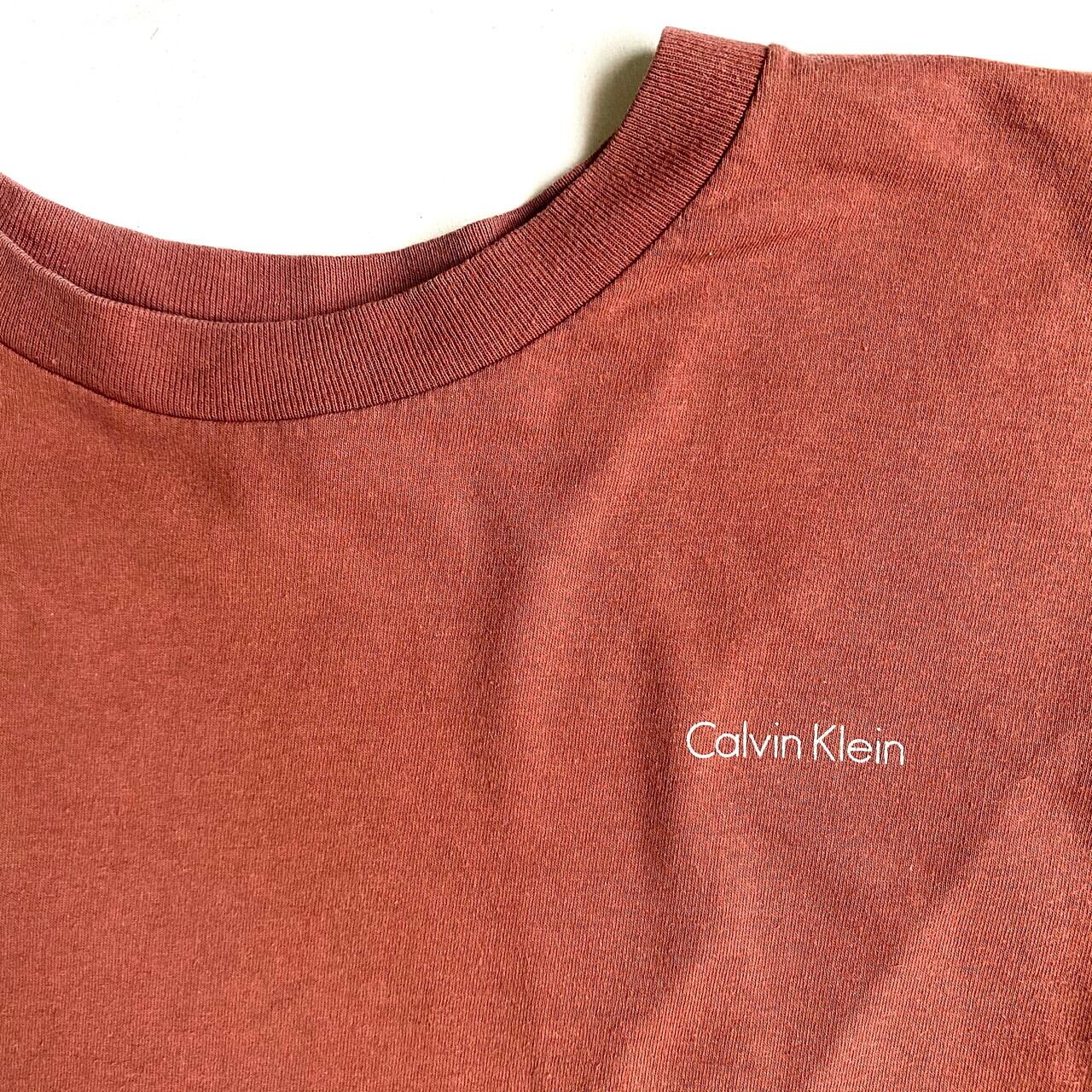 USA製 Calvin Klein カルバンクライン ワンポイント ロゴ プリントT ...