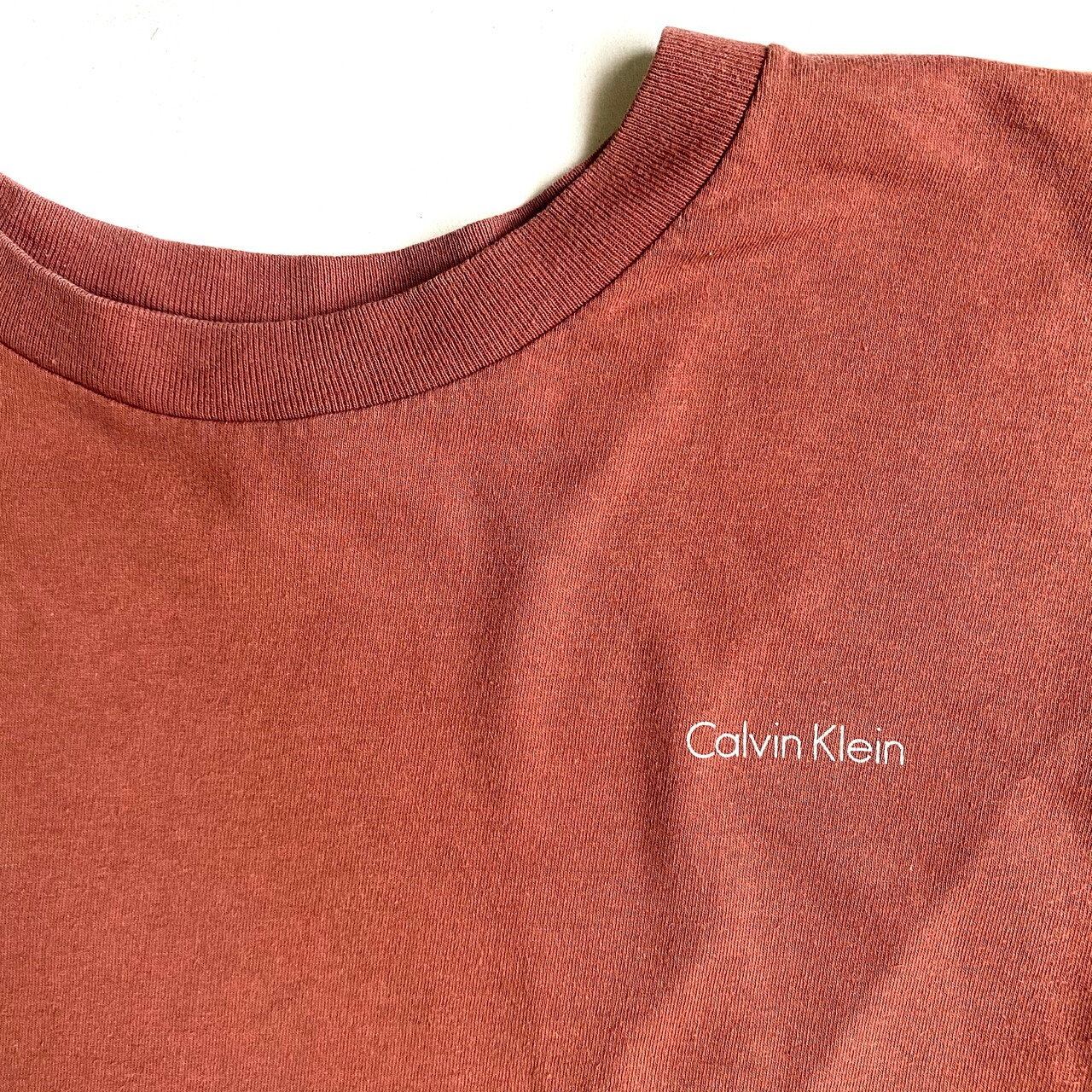 USA製 Calvin Klein カルバンクライン ワンポイント ロゴ プリントT 