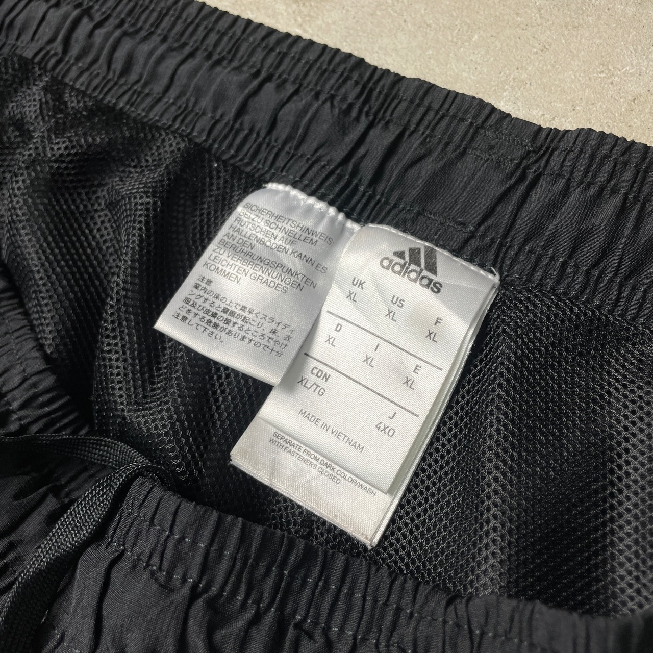 adidas アディダス ポリエステル トラックパンツ メンズXL 古着 