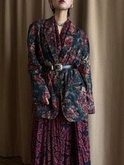 MADE IN U.S.A. floral jacquard light jacket-5159-2
