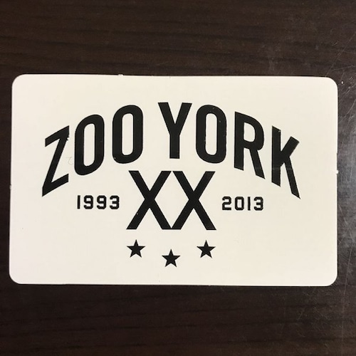 【ST-161】Zoo York Skateboard Sticker ズーヨーク スケートボード ステッカー 1993xx2013