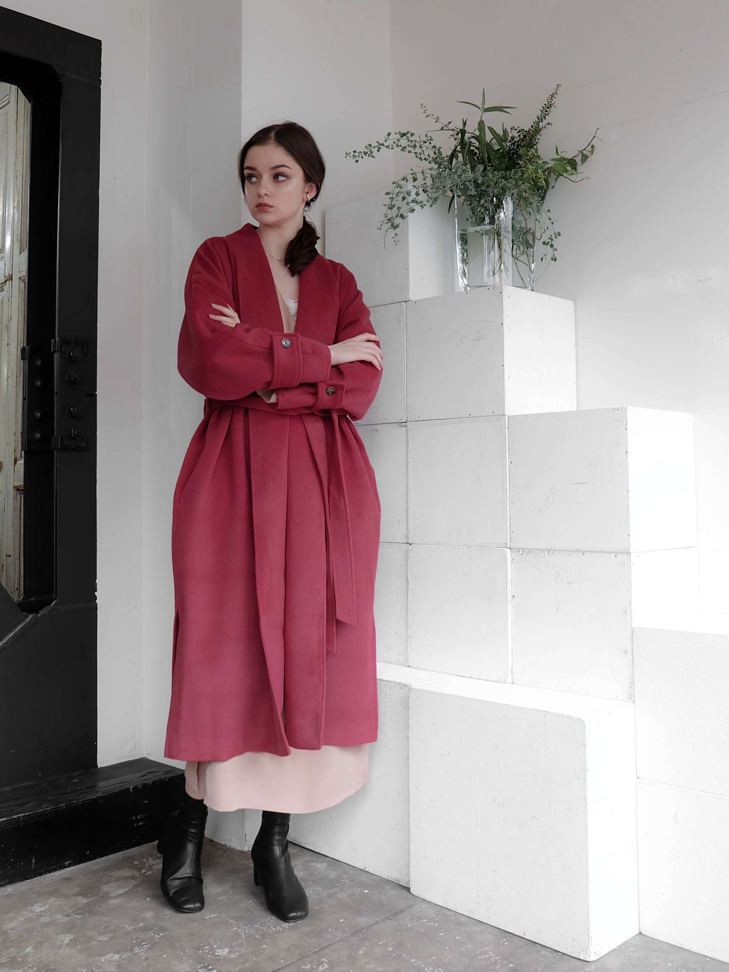 wool gown coat | Katrin TOKYO