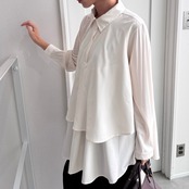 レイヤードオーバーSH/ホワイト