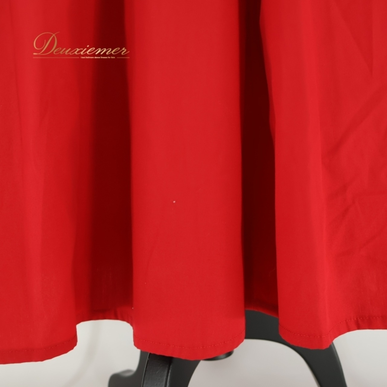 フラダンス 衣装 ワンピース ドレス レッド系 マーメイドライン フラ ダンス マイレ柄 フリル 花柄 赤 黄 華やか ハワイアン MermaidLine MMJ エムエムジェイ 日本製 かわいい アロハ 落ち着いた色 ハワイアンプリント イエロー系