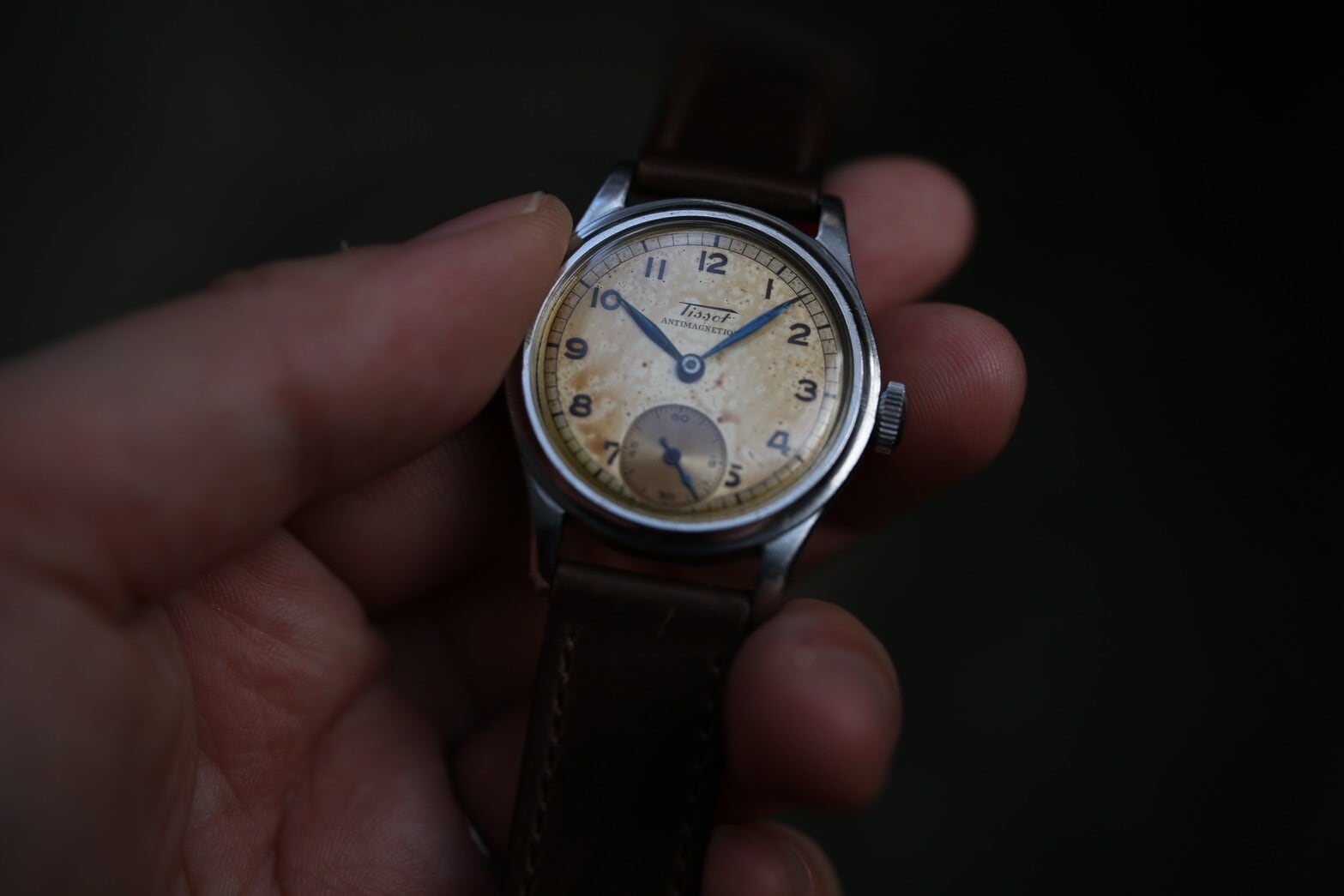 TISSOT】1941年代製 ティソ 『アンチマグネティーク』 ブルースチール