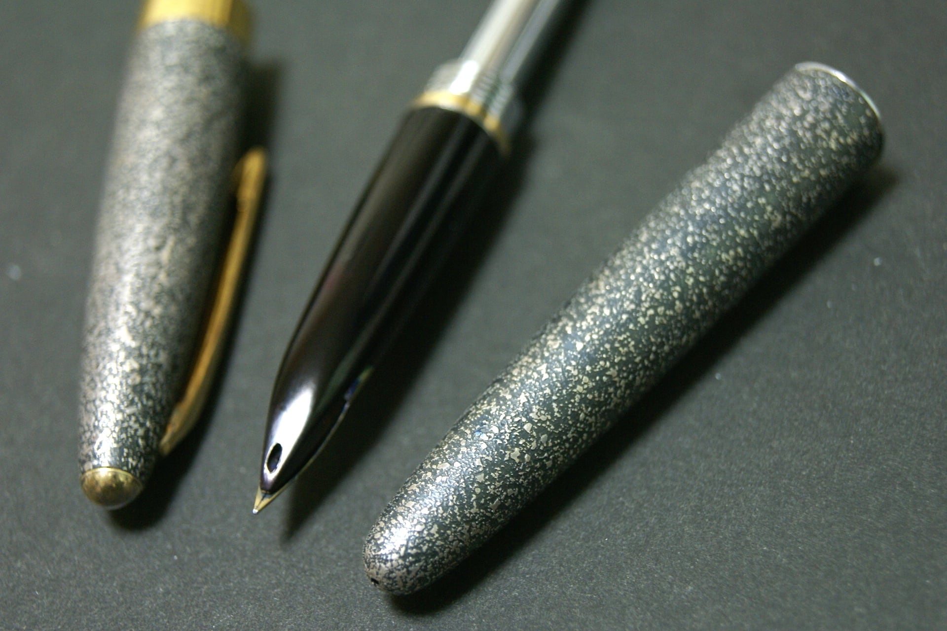 1976 パイロット シルバーン いぶし PILOT Silvern （細字） 18K 01126