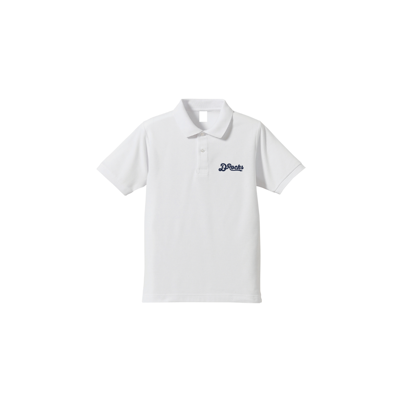 刺繍ポロシャツ（クラシックロゴ/ネイビー・ホワイト）