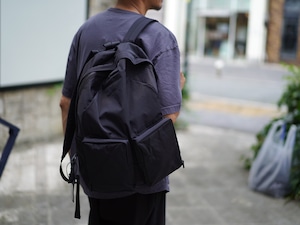 AMIACALVA(アミアカルヴァ) / RESTOCK Gabardine Backpack - BLACK-(F-006)