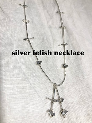 SILVER FETISH NECKLACE 　シルバー フェティッシュネックレス  バード＆ベア　60㎝