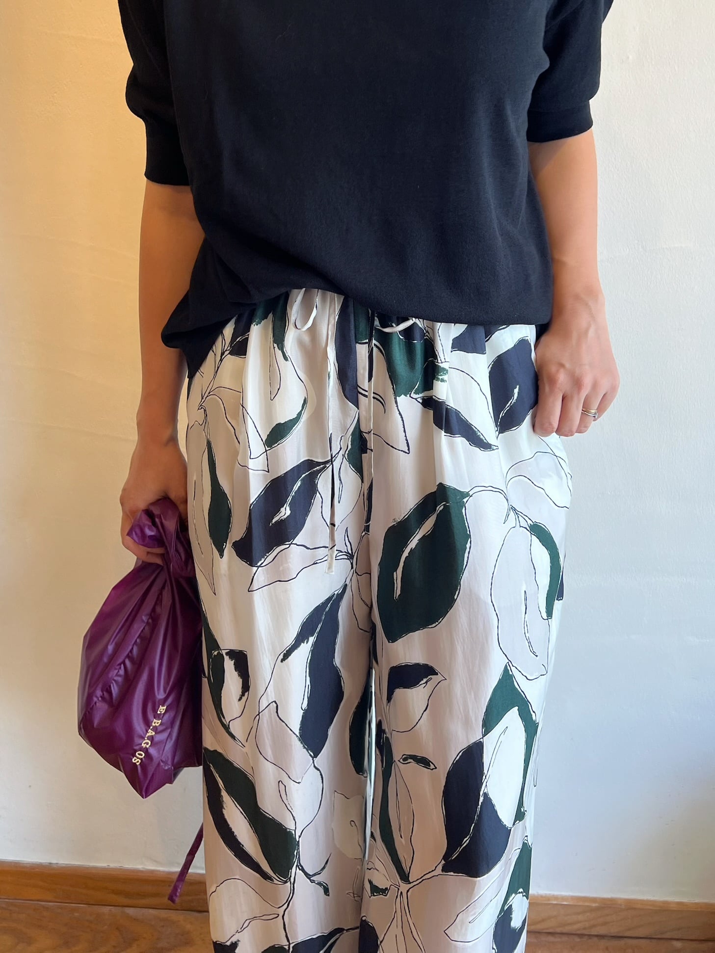 SACRA / MODERN LEAVES PANTS | anouk