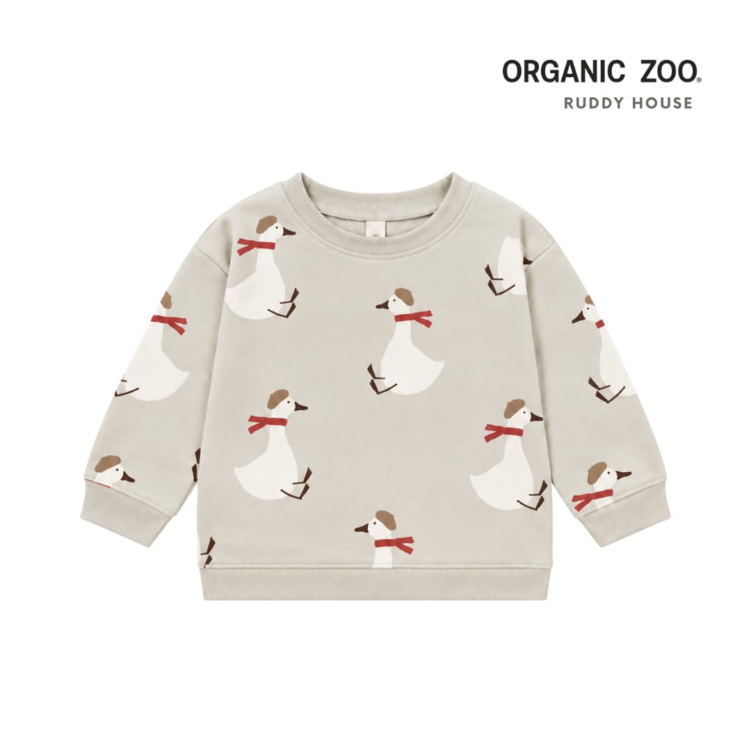 【予約販売|送料無料】organic zoo / Christmas Goose Sweatshirt