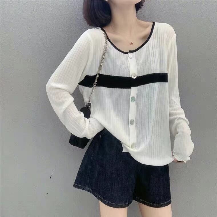 ライン入りカーデ　AJ111-2027